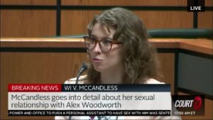 Ezra McCandless testifies in court