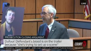 an attorney addresses the jury
