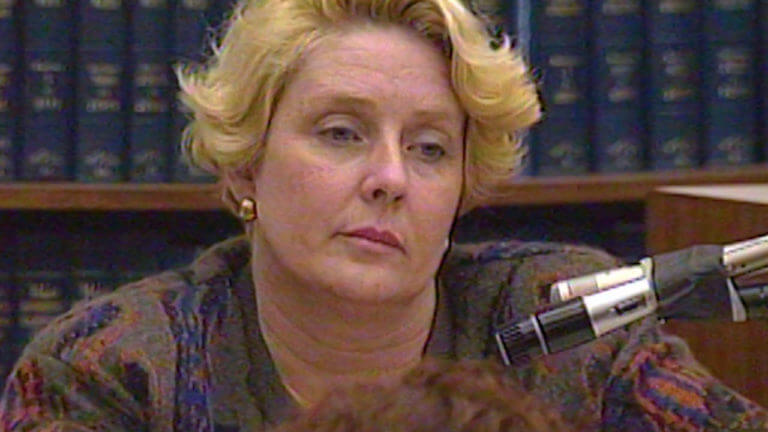 Betty Broderick sits in court