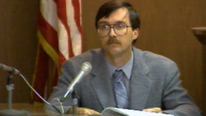 Volusia County Sheriff's Office Investigator Lawrence Horzepa takes the stand in the trial of Aileen Wuornos