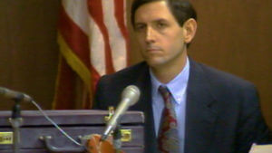 A witness testifies in the trial of Aileen Wuornos