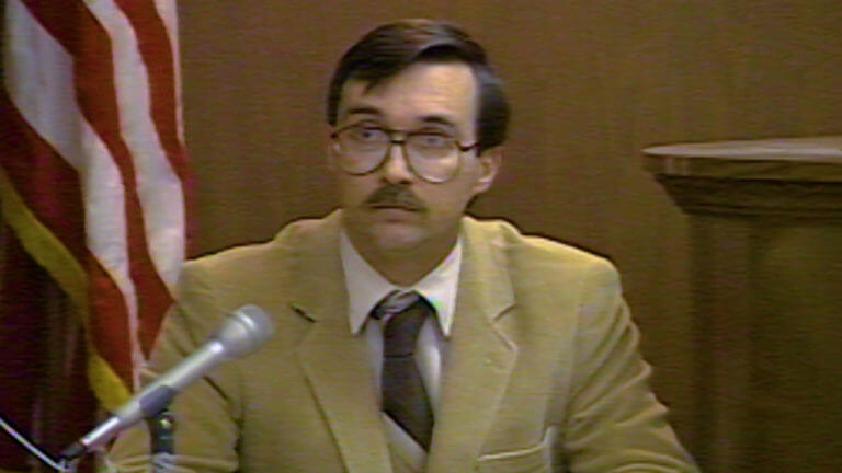 Lawrence Horzepa takes the stand in the trial of Aileen Wuornos