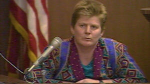 Aileen Wuornos' ex-girlfriend and state's key witness Tyria Moore takes the stand