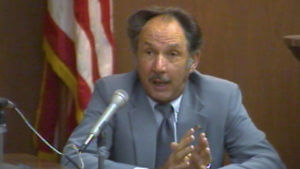 James Dallarosa testifies in the trial of Aileen Wuornos