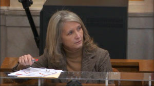 Forensic pathologist Dr. Susan Brown takes the stand