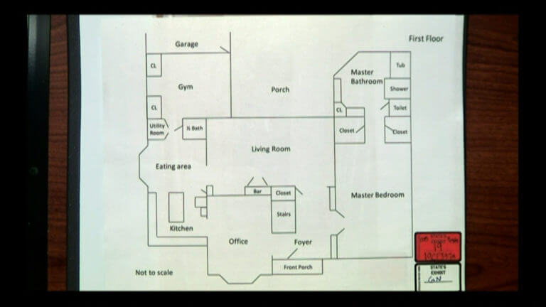 diagram of house in amato trial