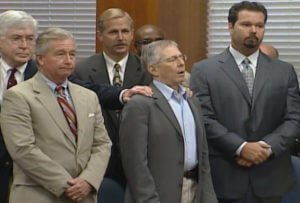 Robert Durst stands in court