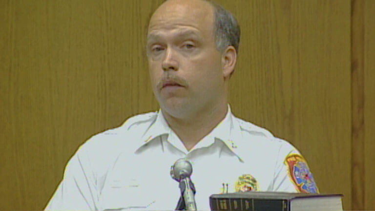 Fire Captain Gary Paschal takes the stand in Michael Peterson's murder trial.