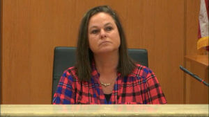 woman testifies in court