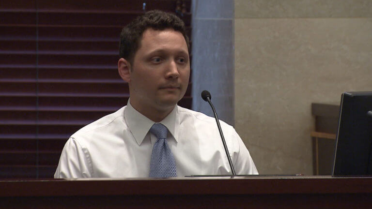 Anthony Lazarro testifies in court