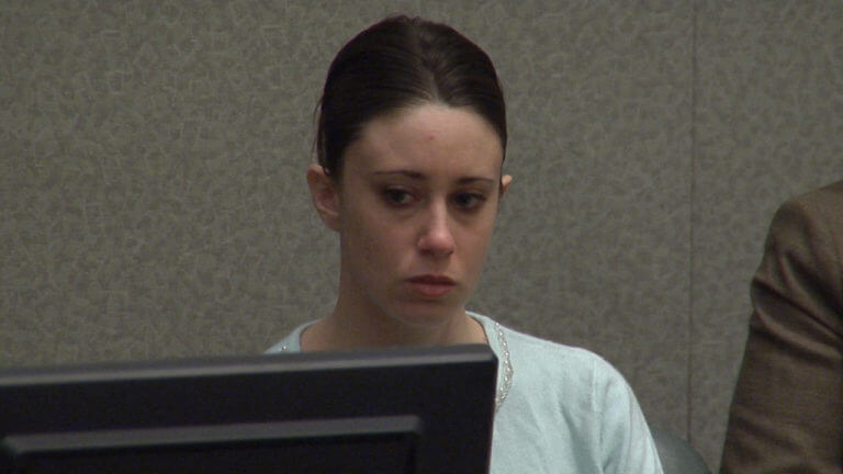 Casey Anthony sits in court