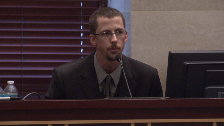 Dr. Tim Huntington testifies in court