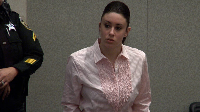 Casey Anthony sits in court