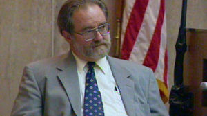 A man testifies in court