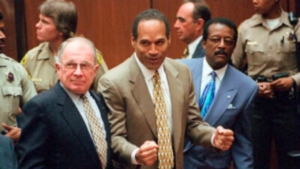 OJ Simpson reacts to verdict