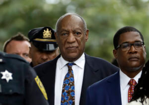 Bill Cosby departs court