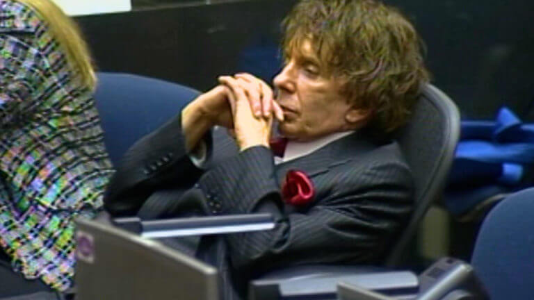 Defendant Phil Spector sits in court Sept. 2007.