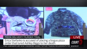 split screen of evidence photos