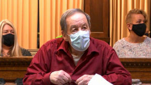 James Prokopovitz listens to court proceedings during his murder trial