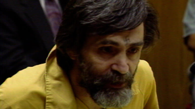 Charles Manson appears for a parole hearing