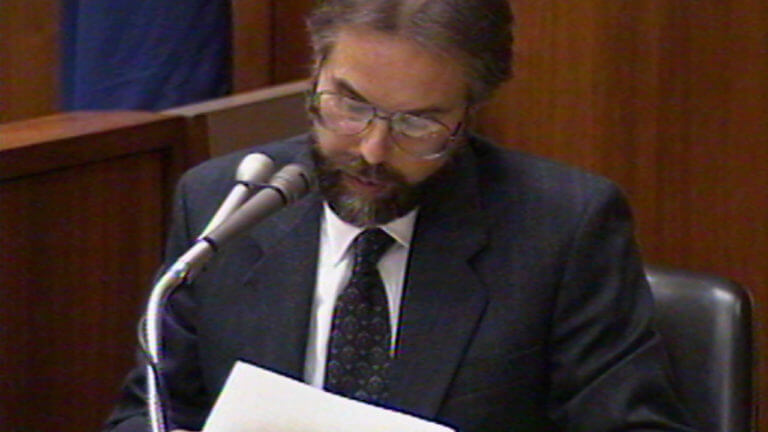 Carl Wahlstrom testifies