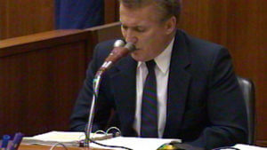 Milwaukee police Detective Dennis Murphy continues his testimony.