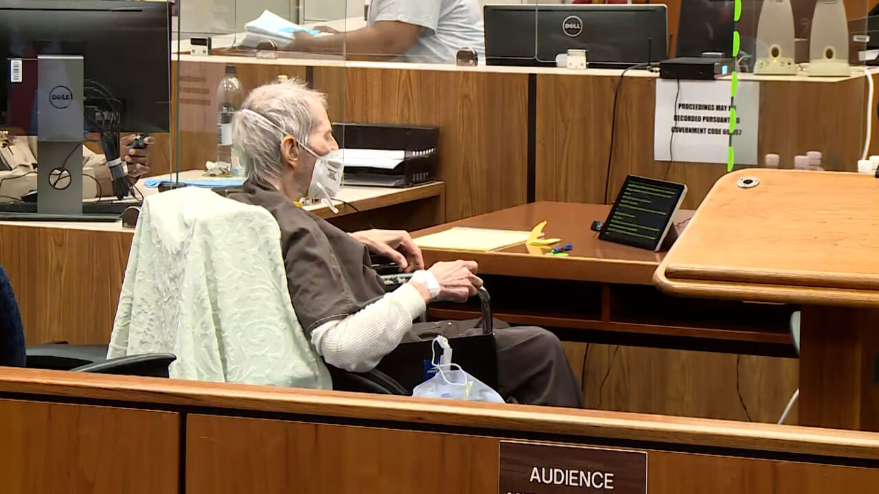 Robert Durst sits in court