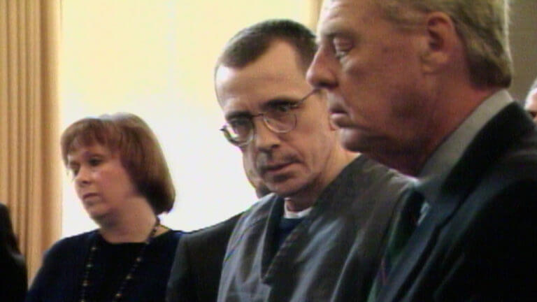 Joseph Franklin listens as his sentenced for the deaths of two boys