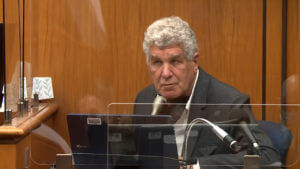 Douglas Oliver testifies in court