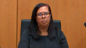 woman testifies in court