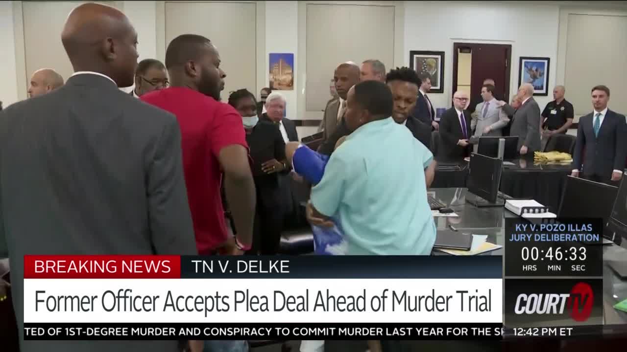 Outburst after Ex-Officer Takes Plea Deal in Deadly Shooting | Court TV ...