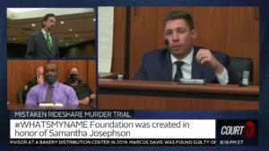 man testifies in court