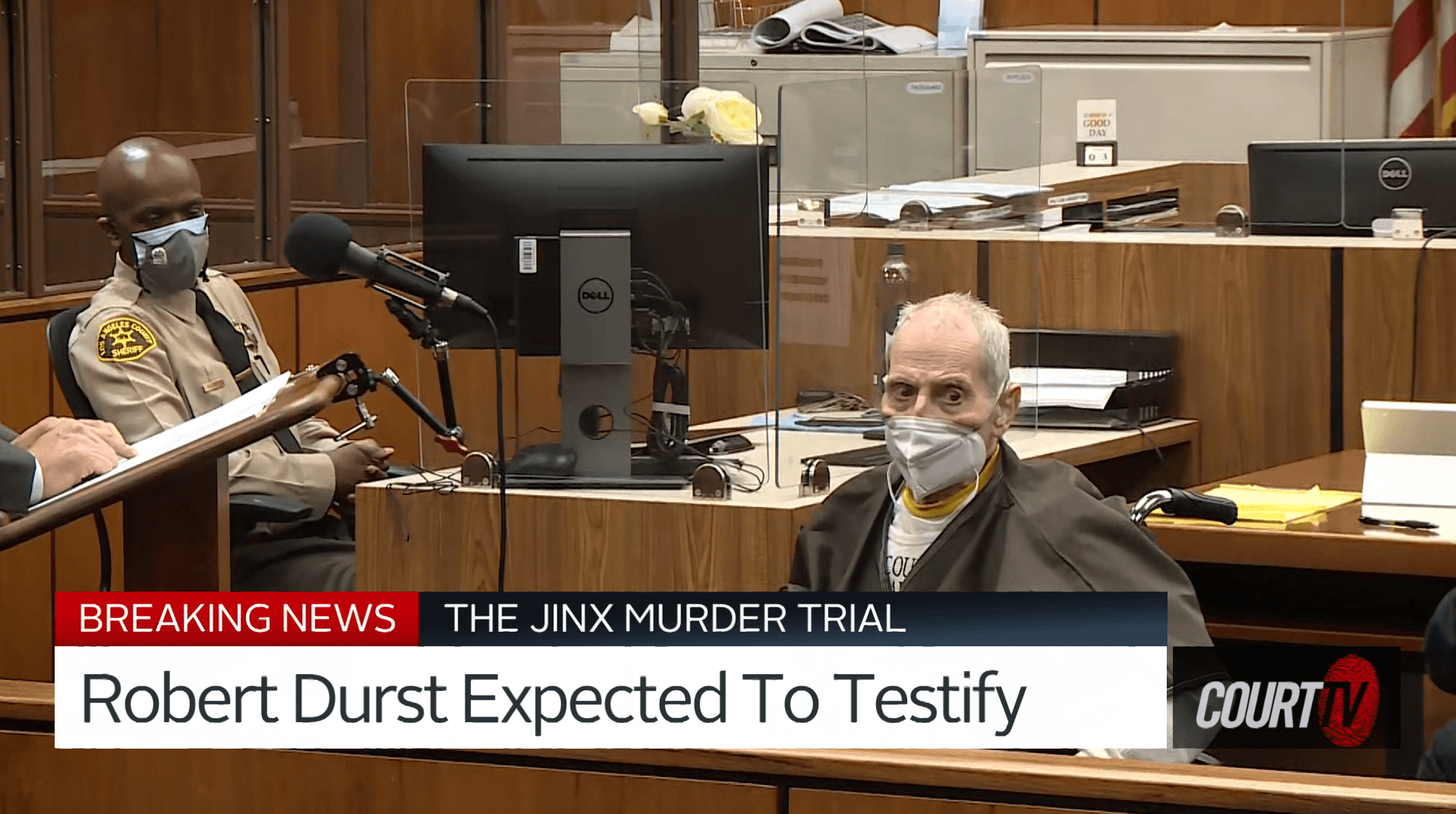 Robert Durst in court room