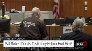 Robert durst is in court