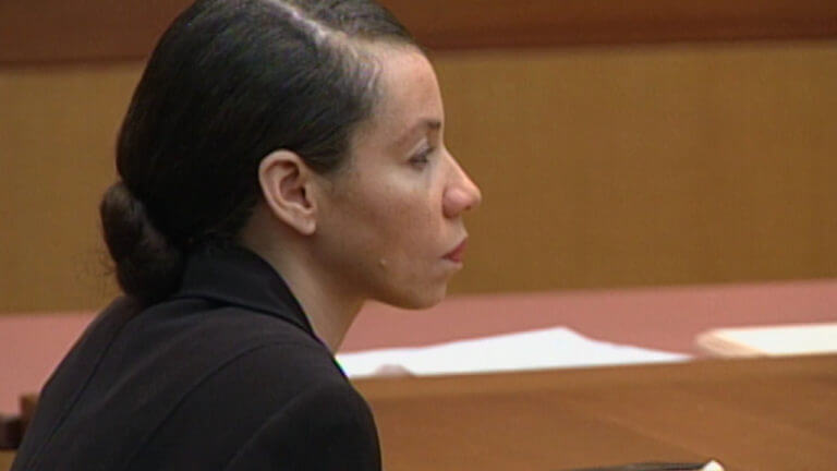 Dionna Baugh appears in court in her murder trial