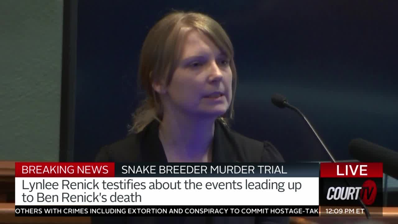 12/8/21 Defendant Lynlee Renick Describes Events of Husband's Death