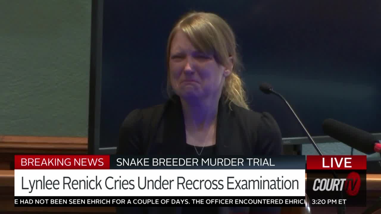 12/8/21 Snake Breeder Murder Trial Lynlee Renick Breaks Down on the
