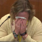 Kim Potter testifies during her trial