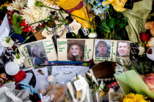 photos of students in a memorial