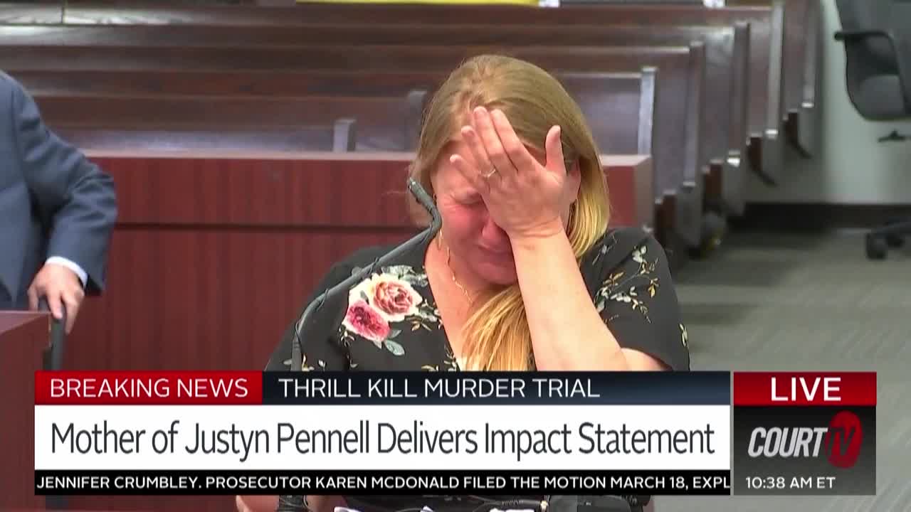 3/23/22 Thrill Kill Murder Case: Family of Justyn Pennell Deliver