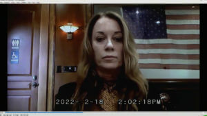 kate james video deposition