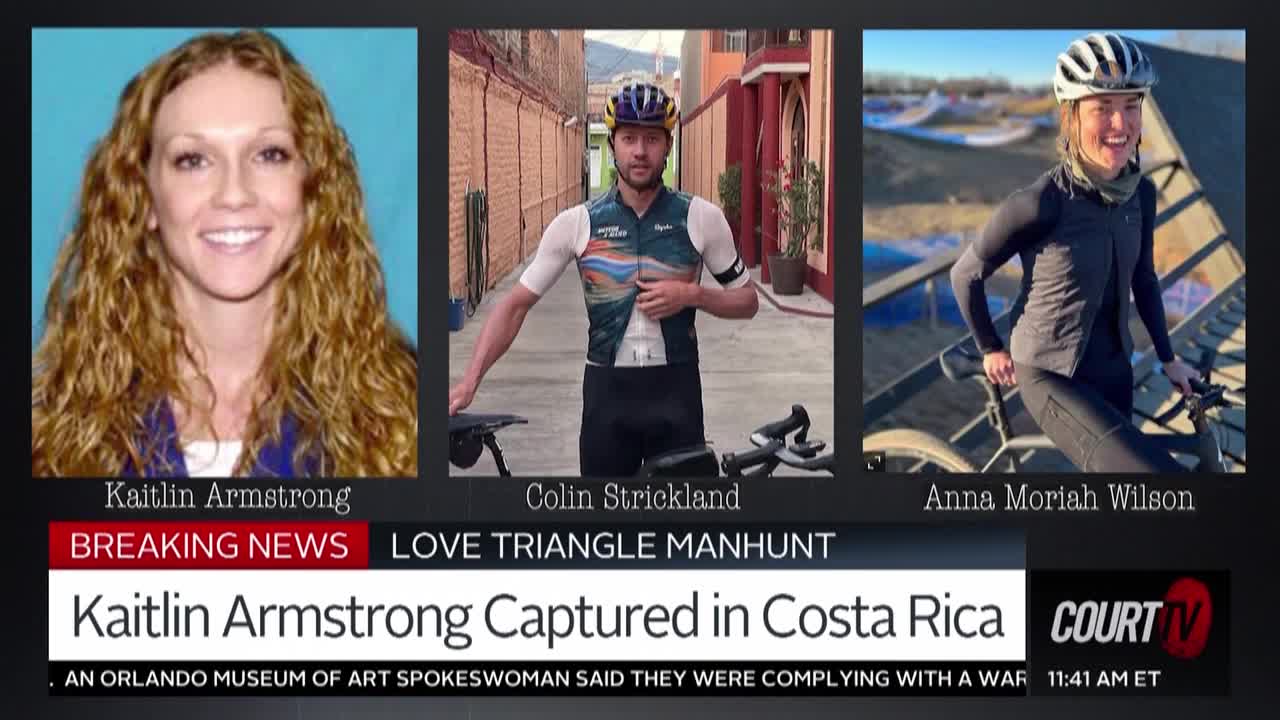 Kaitlin Armstrong Captured in Costa Rica Court TV Video