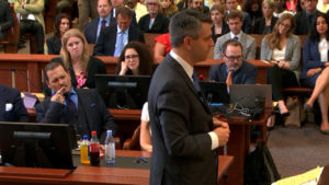 Attorney Benjamin Rottenborn delivers the rebuttal argument for Amber Heard