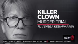 killer clown murder trial logo