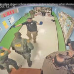 surveillance video of Uvalde school