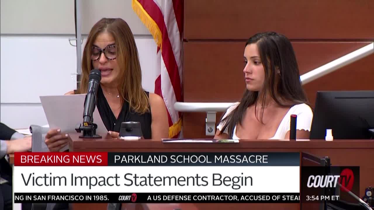 Parkland School Massacre Victim Impact Statements Begin Court Tv Video