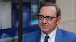 Actor Kevin Spacey arrives at the Old Bailey, in London