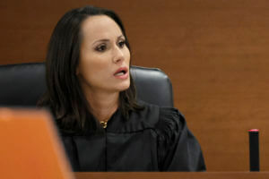 Judge Elizabeth Scherer speaks sharply calling lead defense attorney Melisa McNeill 