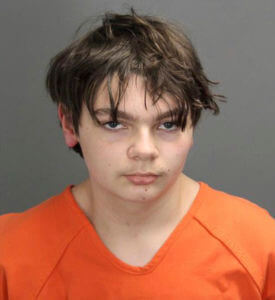 Ethan Crumbley mugshot