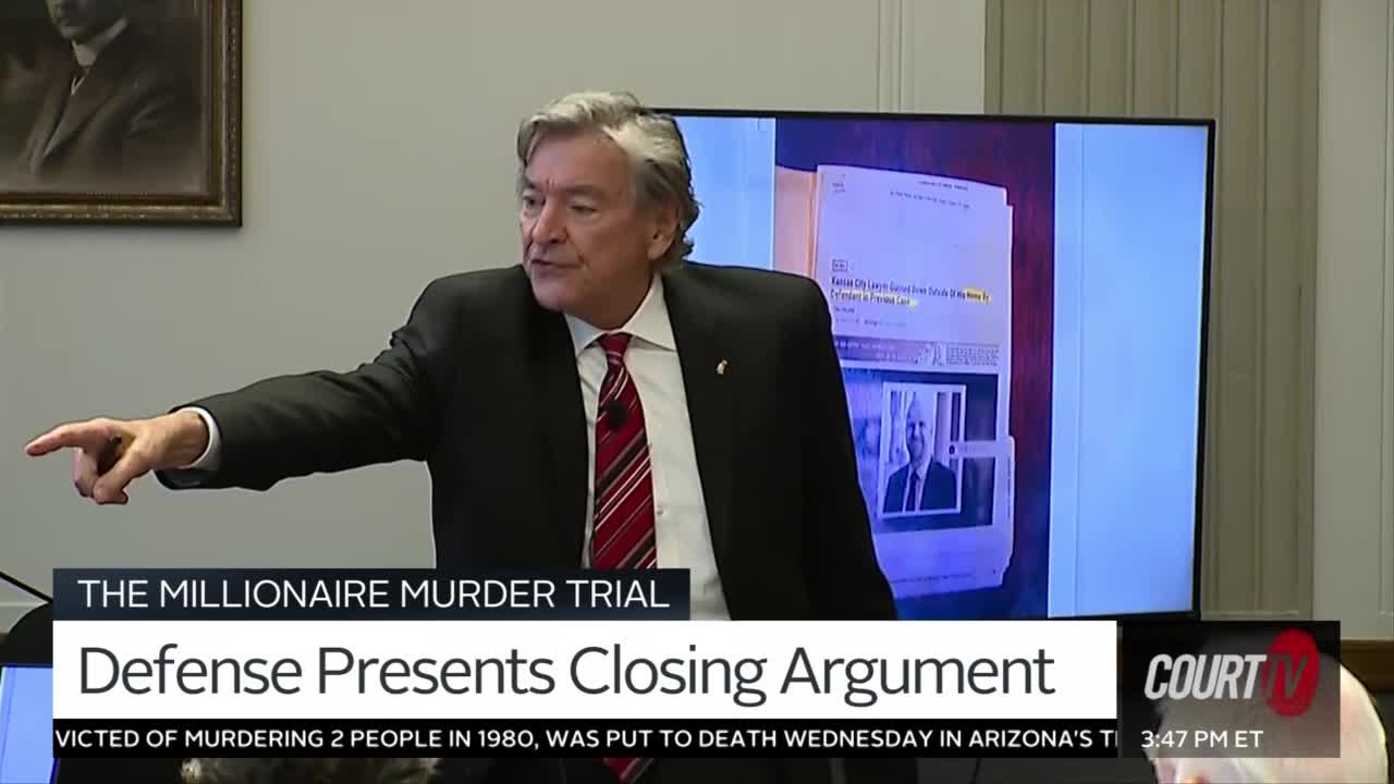 The Millionaire Murder Trial: Defense Closing Argument | Court TV Video
